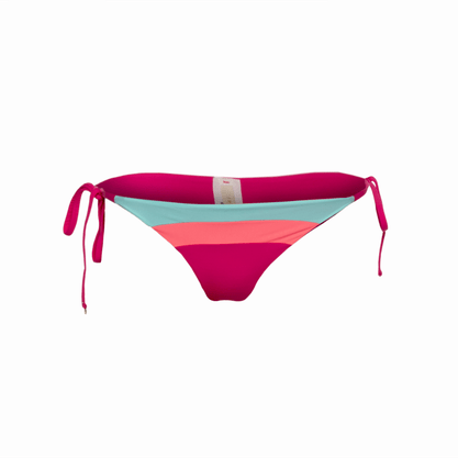 Calcinha De Biquíni Amarradinha Recortes Rosa Pink Ilha Bikini