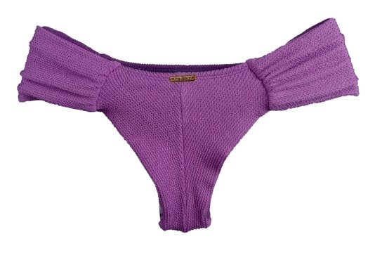 Calcinha De Biqu Ni Fio M Dia Texturizada Lavanda Ilha Bikini