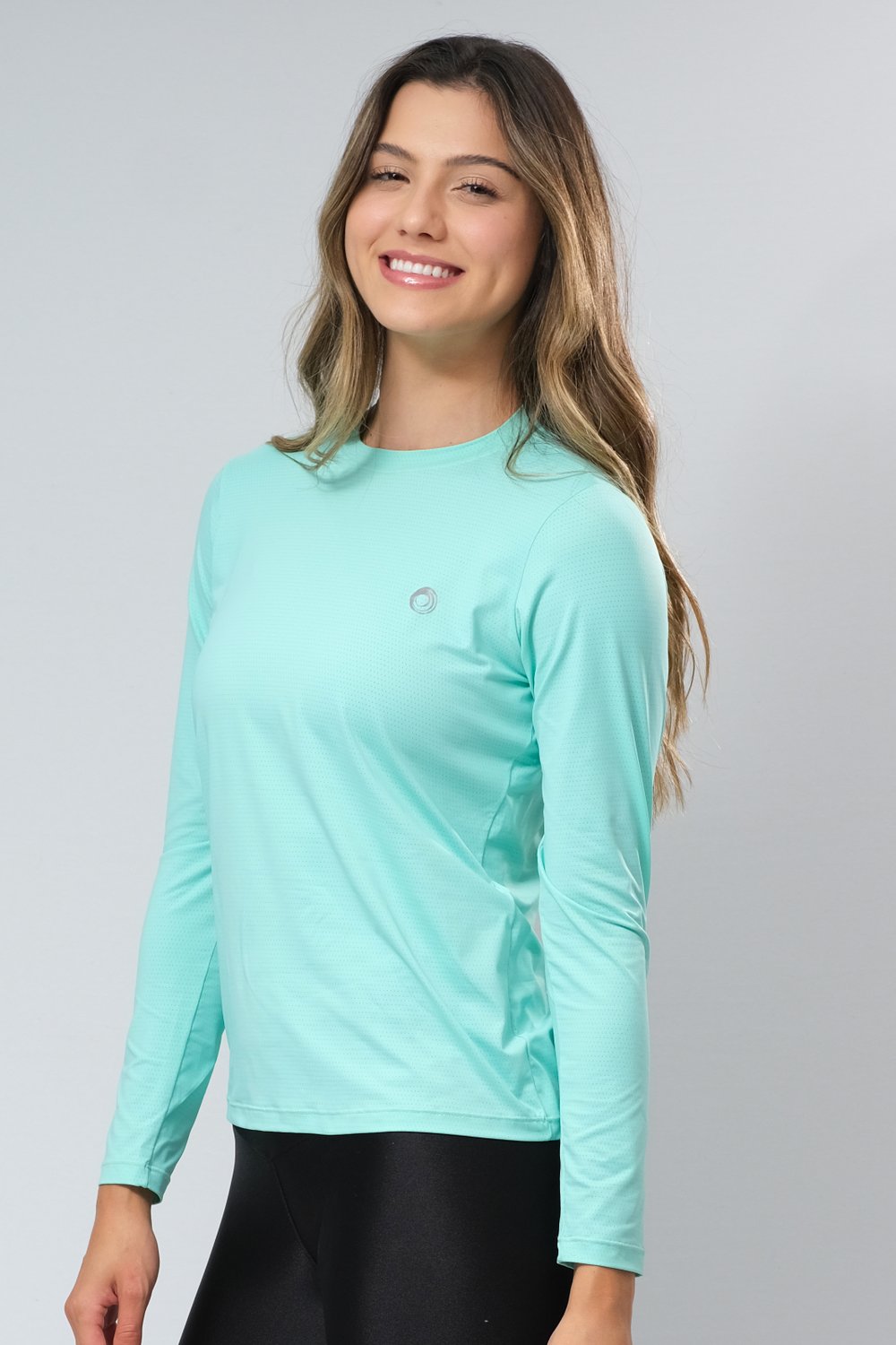 Blusa azul 2024 agua