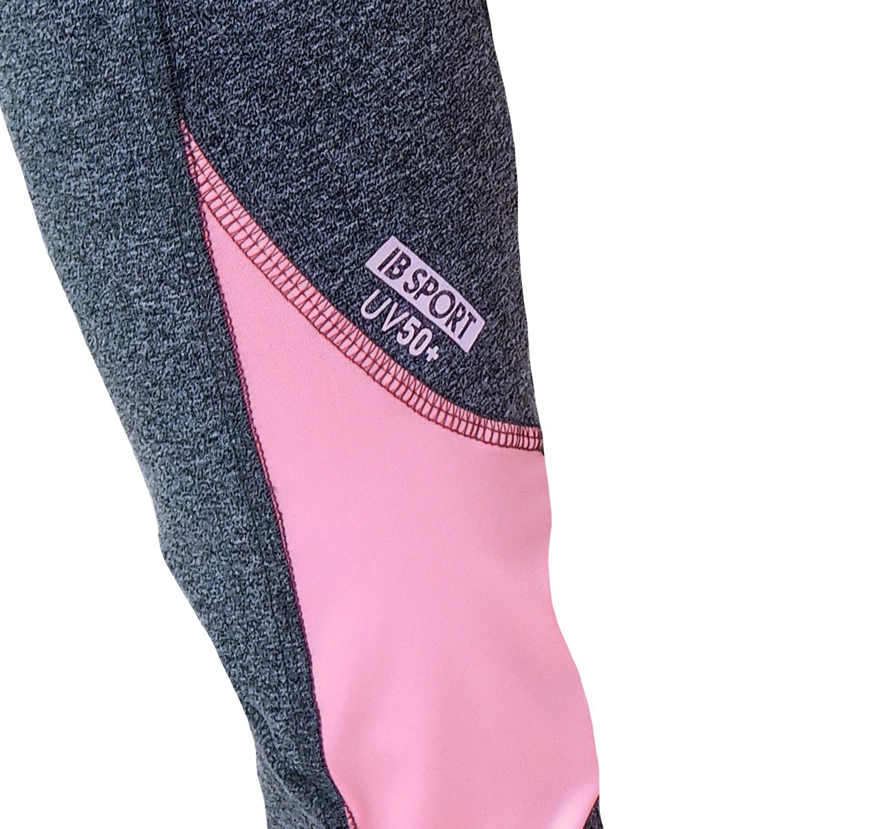 Calça Legging com Recortes Duas Listras Rosa Neon - Corpaccio Moda