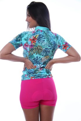 Bermuda Para Ciclismo Feminina Rosa Pink
