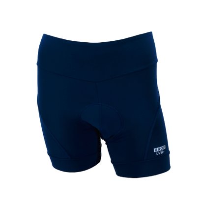 Bermuda Para Ciclismo Feminina Azul Marinho