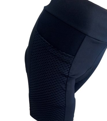 Bermuda Para Ciclismo Preta Com Bolso Lateral