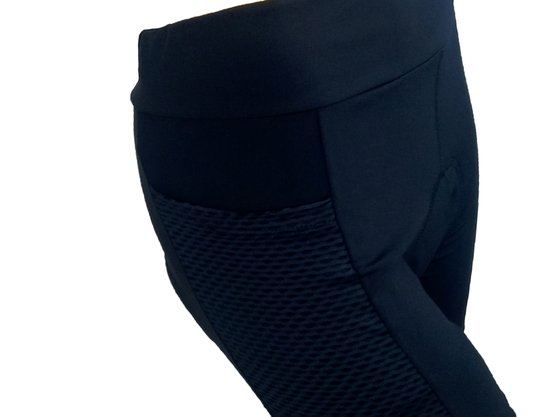 Bermuda Para Ciclismo Preta Com Bolso Lateral