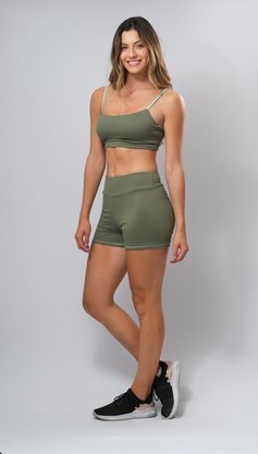 Bermuda Dupla Verde Musgo IB SPORT