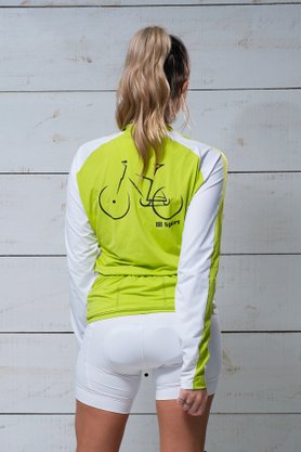 Bermuda Para Ciclismo Feminina Branca