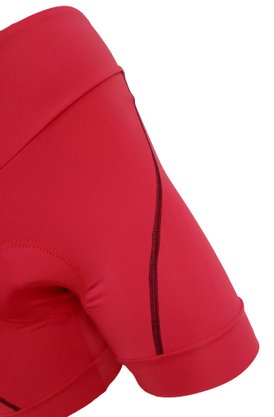 Bermuda Para Ciclismo Feminina Vermelha