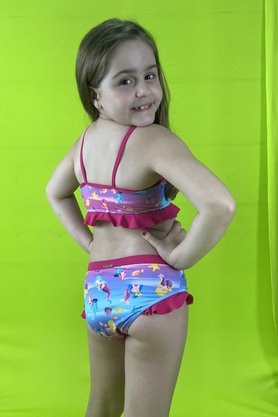 Conjunto Infantil Babados Sereias