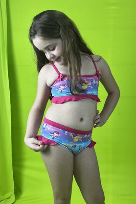 Conjunto Infantil Babados Sereias
