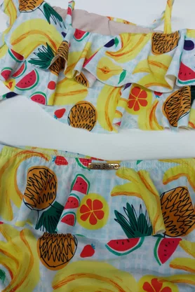 Conjunto Infantil Babados Frutinhas
