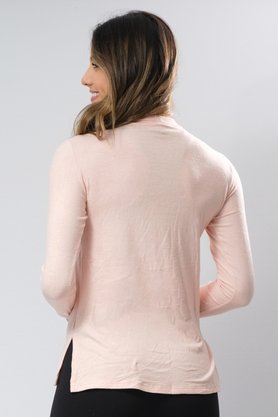 Blusa Melange Salmão