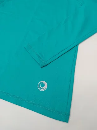 Blusa Infantil Proteção UV Azul Turquesa IB SPORT