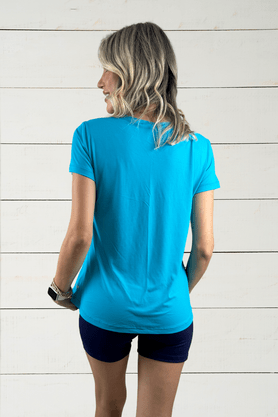 Blusa Olívia Azul Turquesa IB SPORT
