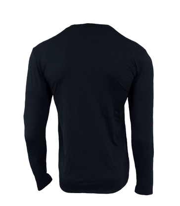 Blusa Masculina Manga Longa Preta