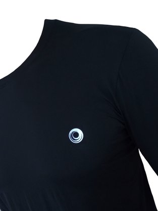 Blusa Masculina Manga Longa Preta