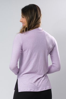 Blusa Melange Lavanda