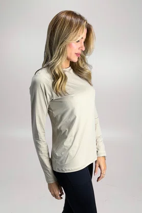 Blusa Penélope Manga Longa Nevada com Proteção UV | IB SPORT