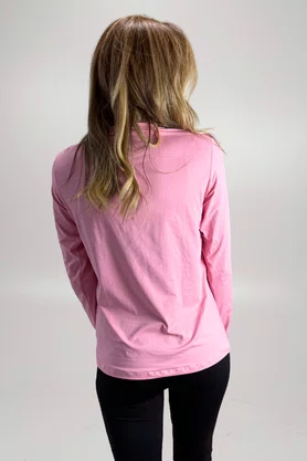 Blusa Penélope Manga Longa Rosa Candy com Proteção UV | IB SPORT