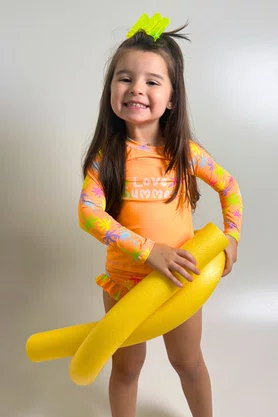 Blusa Infantil Com Proteção UV Coqueiros