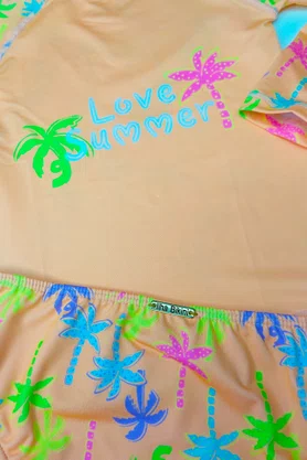 Blusa Infantil Com Proteção UV Coqueiros