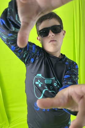 Blusa Infantil Com Proteção UV Game
