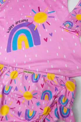 Blusa Infantil Com Proteção UV Arco Íris