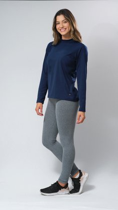 Blusa Térmica IB SPORT Azul Marinho