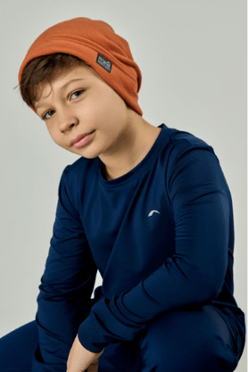 Blusa Térmica Praxis Infantil Azul Marinho