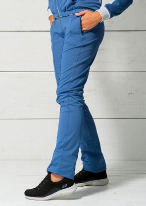 Calça Com Friso IB SPORT Azul Grisáceo