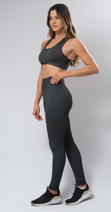 Calça Legging Cinza Chumbo IB SPORT