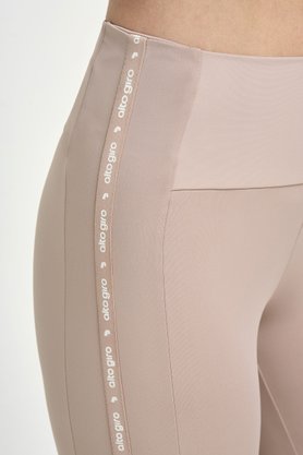 Legging Elástico Personalizado Alto Giro Areia