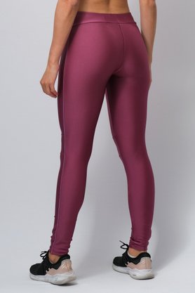 Legging Trilobal Com Friso Marsala Metalizado IB SPORT