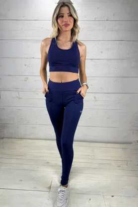 Calça Cecília Azul Marinho IB SPORT