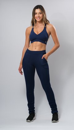 Calça Friso IB SPORT Azul Marinho