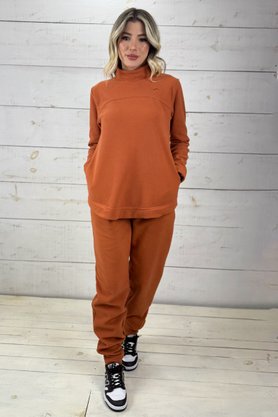 Calça Soft Praxis Terracota