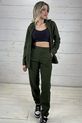Calça Soft Praxis Verde Musgo