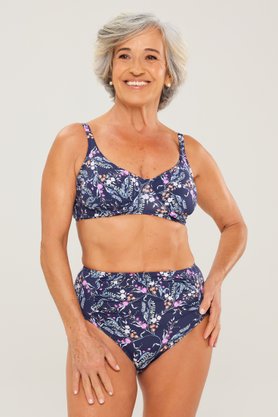 Hot Pants Amores Marinho Floral Mini