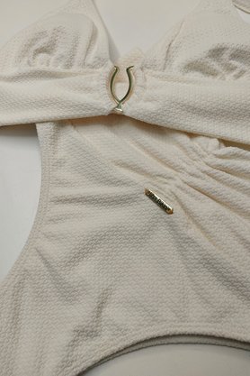 Calcinha Biquíni Cancún Off White Textura