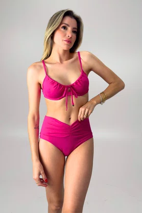 Calcinha Biquíni Cancún Rosa