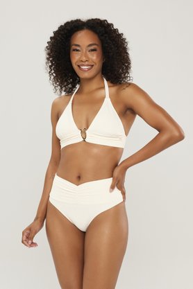 Calcinha Biquíni Cancún Off White Textura