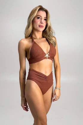 Calcinha Biquíni Cancún Canela Glow
