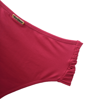 Calcinha De Biquíni Praia Brava Vermelho Carmim