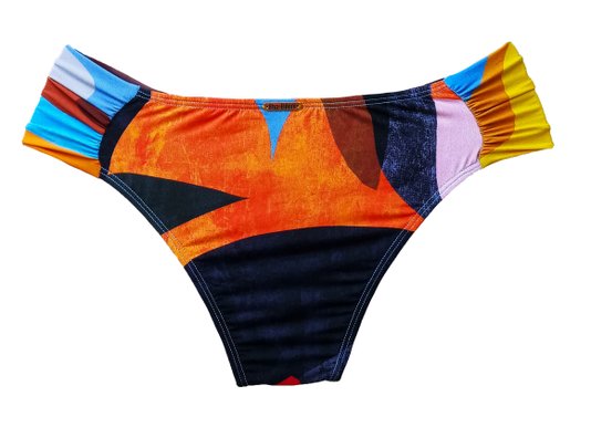 Calcinha De Biquíni Trancoso Estampa Laranja