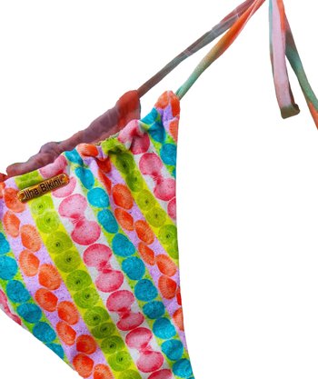 Calcinha De Biquíni Cortininha Dupla Conchinhas