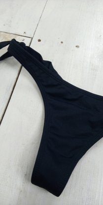 Calcinha De Biquíni Fio Amarradinha Preta