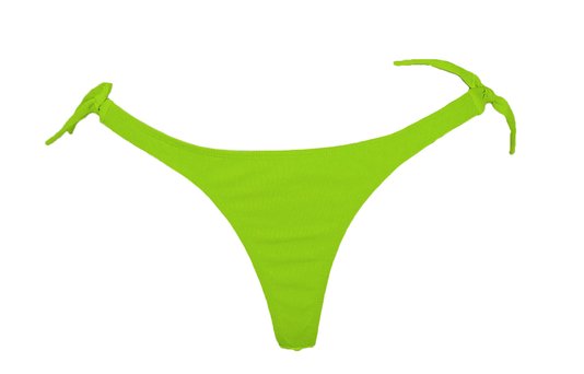 Calcinha De Biquíni Fio Amarradinha Verde Neon