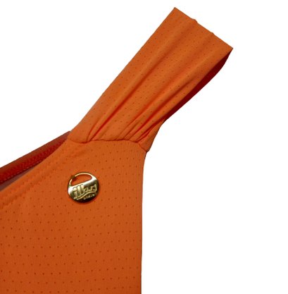 Calcinha De Biquíni Fio Dental Confort Laranja