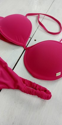 Calcinha De Biquíni Praia Mole Rosa
