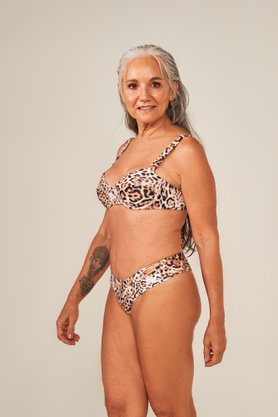 Calcinha De Biquíni Noronha Animal Print