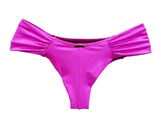 Calcinha De Biquíni Noronha Texturizada Rosa Pink